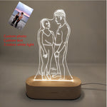 Customiez Text Photo 3D Lampe Best Gift for Your Partner