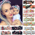 2PCS Headbands elastic for Mama & Baby