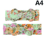 2PCS Headbands elastic for Mama & Baby