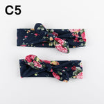2PCS Headbands elastic for Mama & Baby