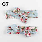2PCS Headbands elastic for Mama & Baby